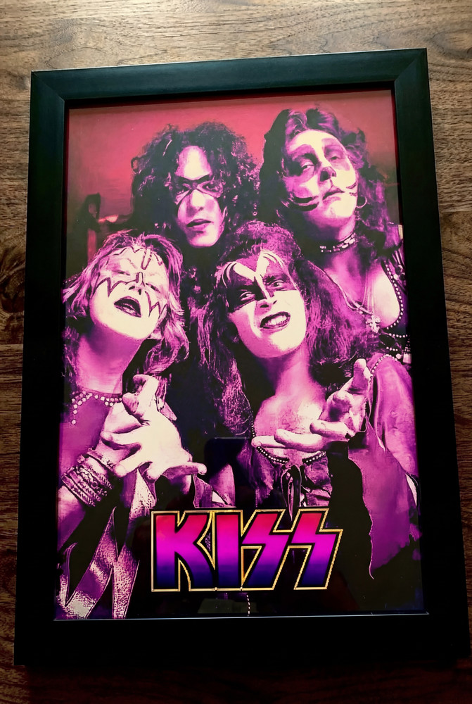 11x17 Framed Poster Kiss Ace Frehley Casablanca Photoshoot