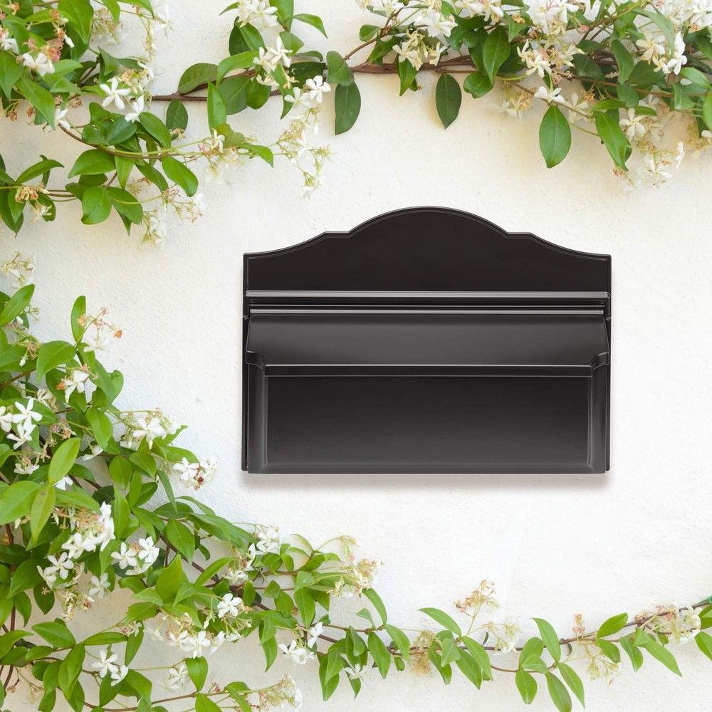 Colonial Wall Mailbox Black