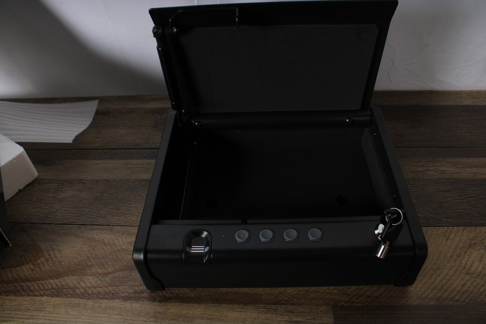 SentrySafe QAP1BE Quick Access Biometric Safe Fingerprint Lock Open Box
