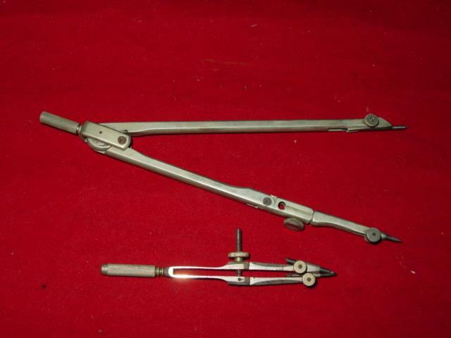 Vintage K&E Keuffel & Esser PILOT DRAWING INSTRUMENTS Drafting Set Case Tools