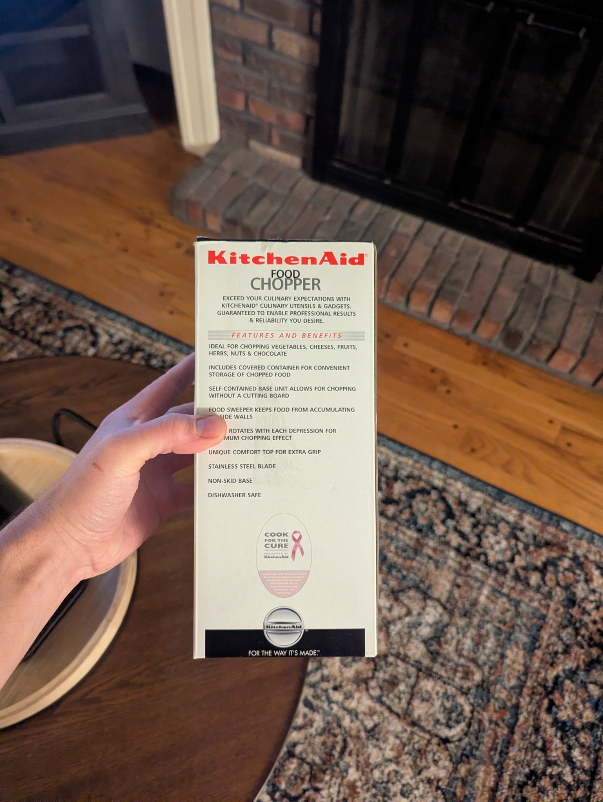 KitchenAid Manual Hand Food Chopper: Model KG304WH (Brand New)