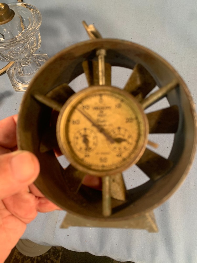 Vintage Taylor Anemometer Coal Mining Wind Meter