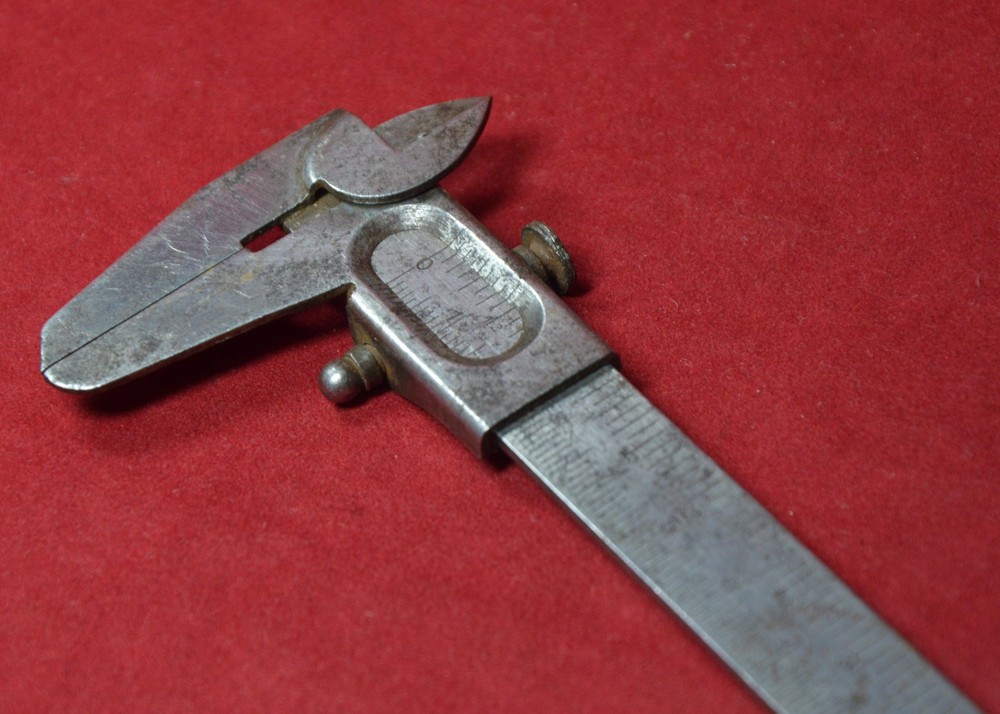 German WW2 Wehrmacht soldier Sapper Caliper Ruler Tool