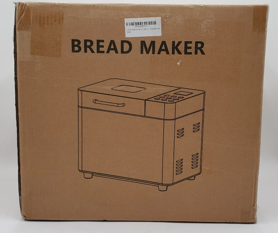 2 Pound Bread Maker Machine 17-in-1 Automatic Stainless Steel Bread Maker NOB