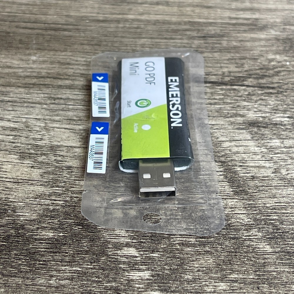 Emerson GO PDF Mini Waterproof USB 2.0 PDF Disposable Temperature Data Logger