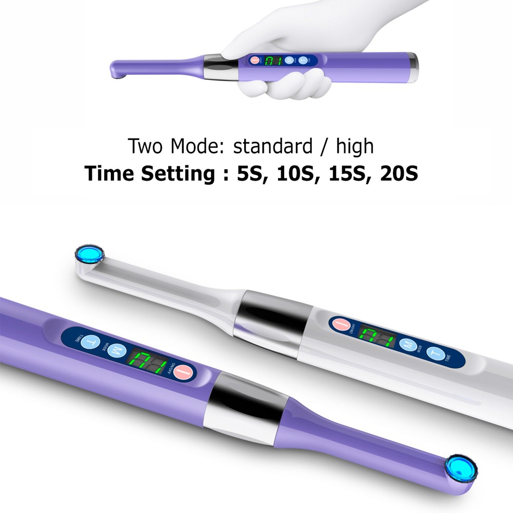 100% Woodpecker Dental Wireless iLED Curing Light 1Second Curing 2500MW