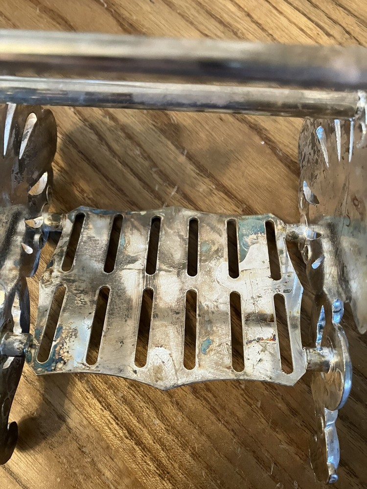 3 Pc Silver Plated Buffet Caddies Tarnish