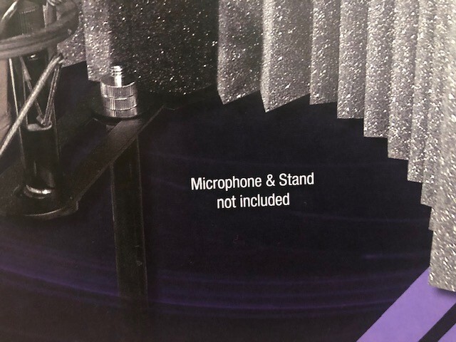 Auralex Acoustics Audio MudGuard for Studio Microphone Isolation Shield NEW