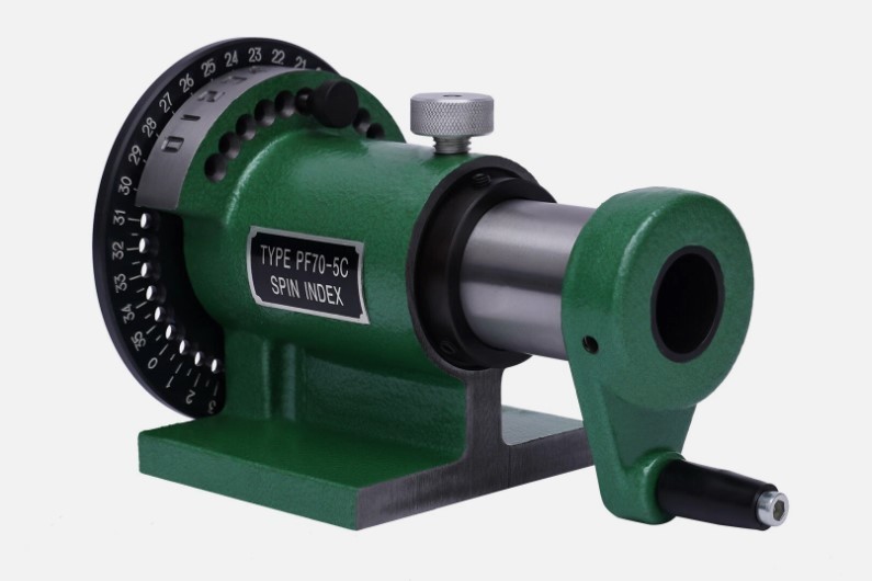 US Collet Indexer Precision Indexing Fixture PF70/5C Spin Index Fixture Jig
