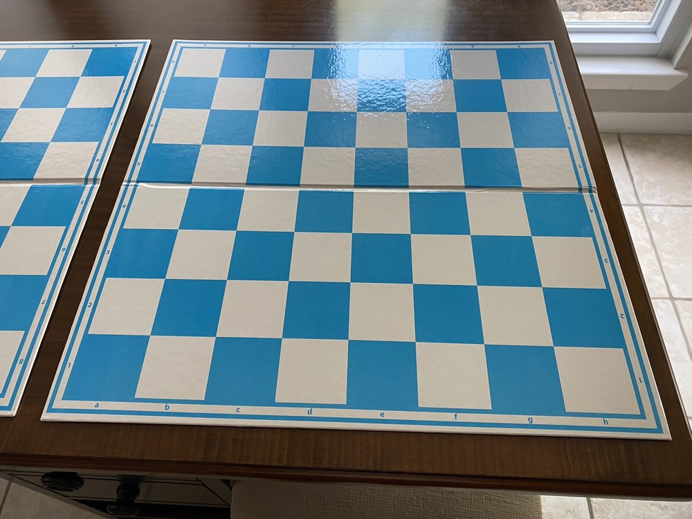 Folding Chessboard or Checkers Boards (2 Boards)