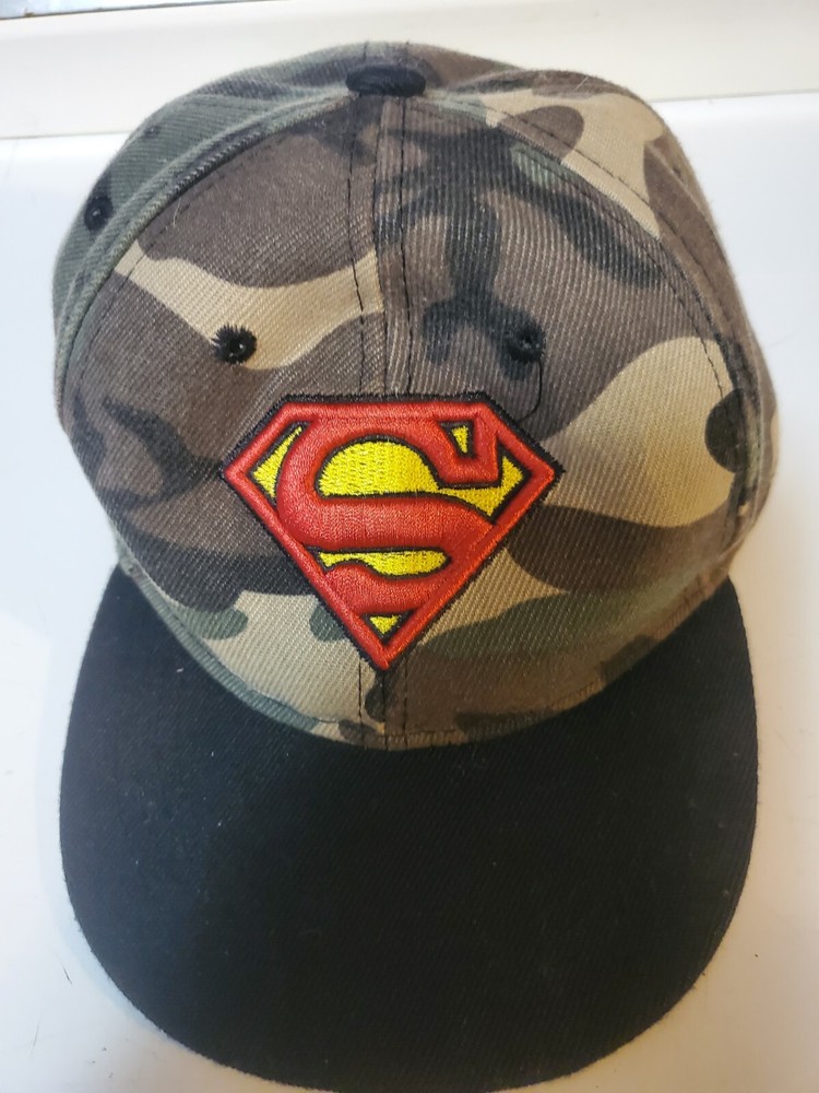 Superman SnapBack Cap Camouflage Hat Cap