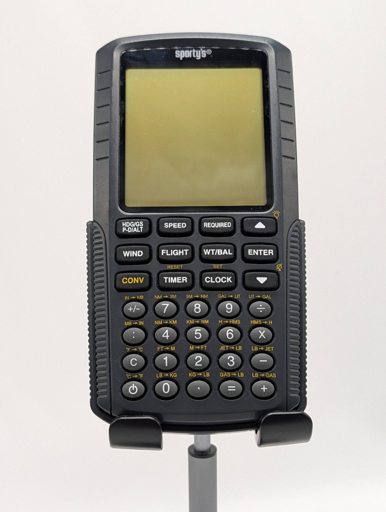 Sporty's E6B Electronic Flight Calculator. No Box