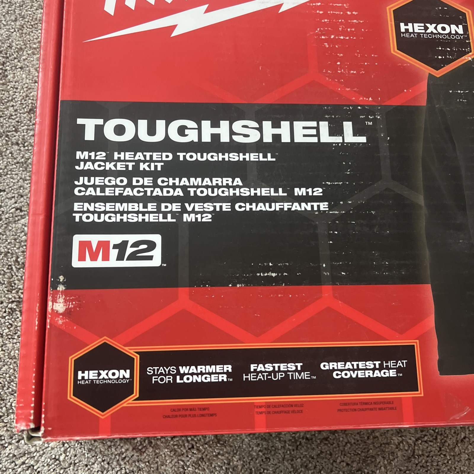 Milwaukee M100B-21XL M12 Durable Heated TOUGHSHELL XL BLACK Jacket - Jacket ONLY