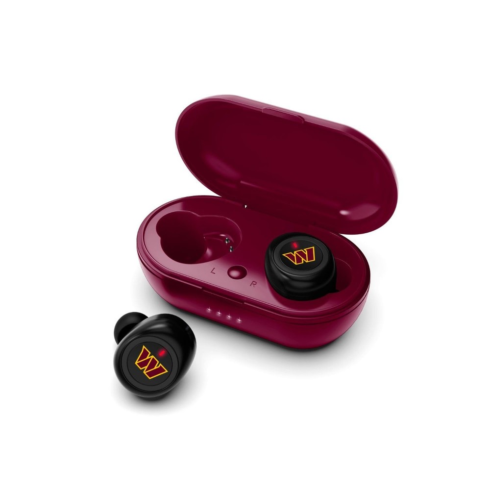 SOAR NFL V.2 Washington Commanders True Wireless Earbuds w/ Charging Case