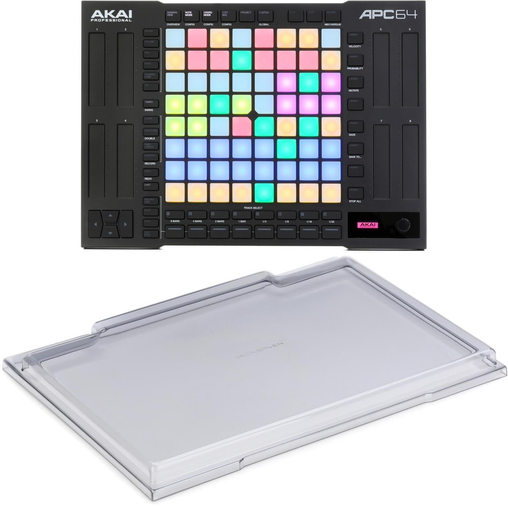 Akai Professional APC64 Pad Performance Controller with Decksaver