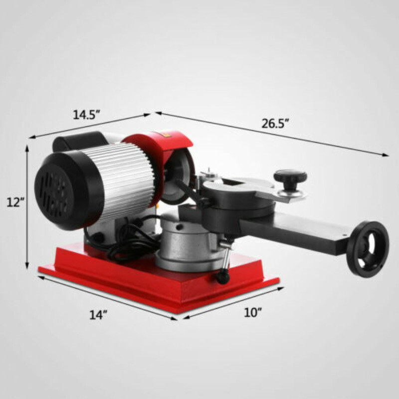 370W 80-700mm Circular Saw Blade Grinder Sharpener Machine Chainsaw Slideable