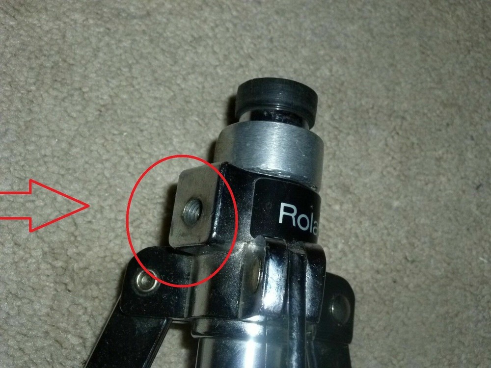 Professional Roland Drum Throne - Missing Cushion & Bolt "AS-IS"