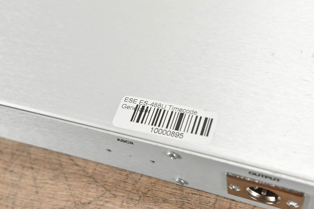 ESE ES-488U SMPTE / EBU Time Code Reader, Generator, and Video Inserter CG00PRF