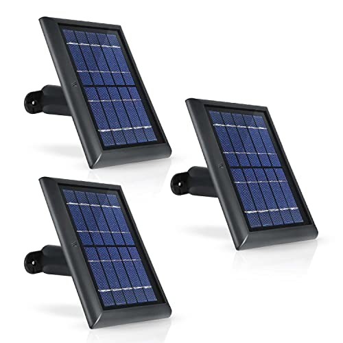 [Updated Version] Solar Panel with 13.1ft/4m Cable Compatible with Arlo
