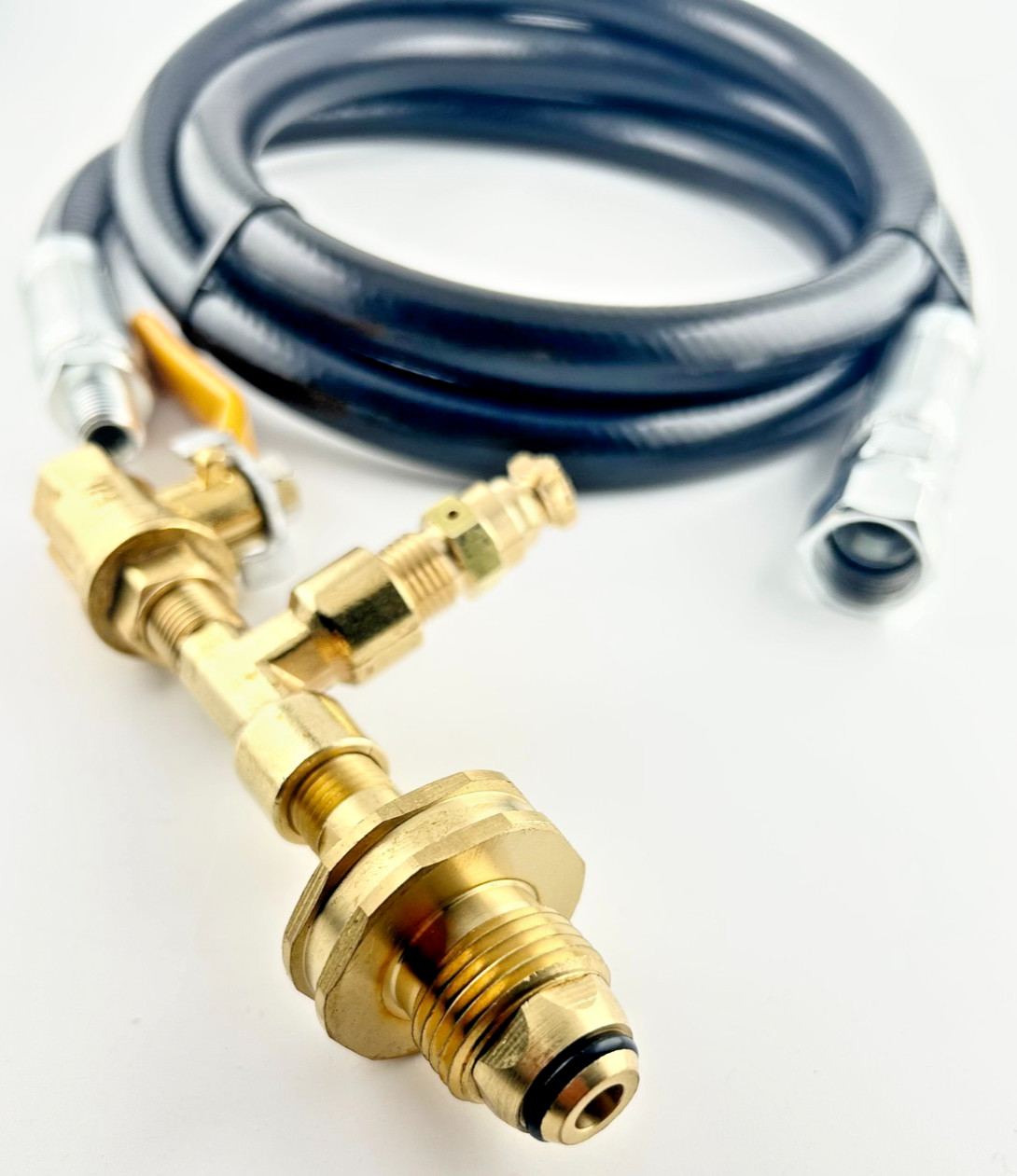 Partial Pol Liquid Propane Transfer Kit Tank Grill Filler Fill Unloading Lpg