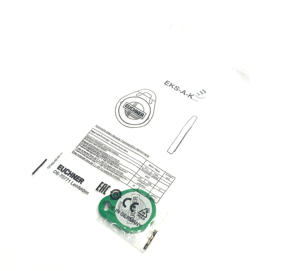 Euchner EKS-A-K1GNWT32-EU Electronic Key Read/Write 094839
