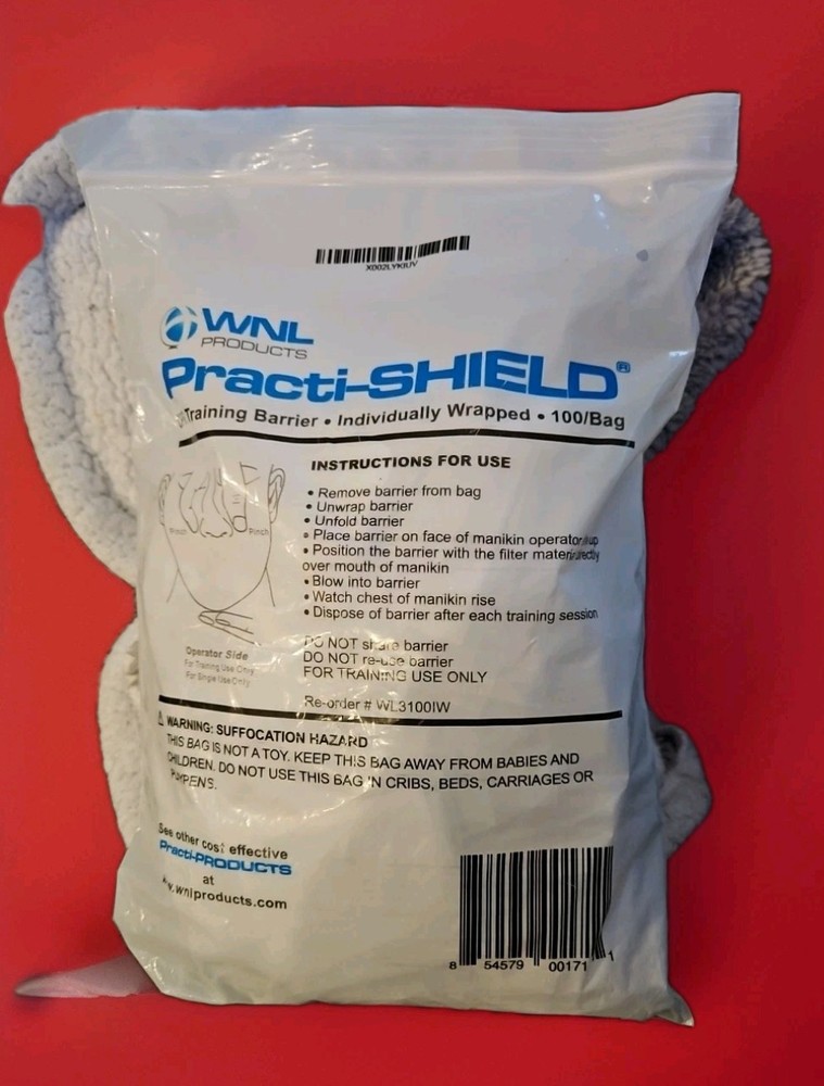 WNL Products Practi-SHIELD Training Barrier 100/Bag
