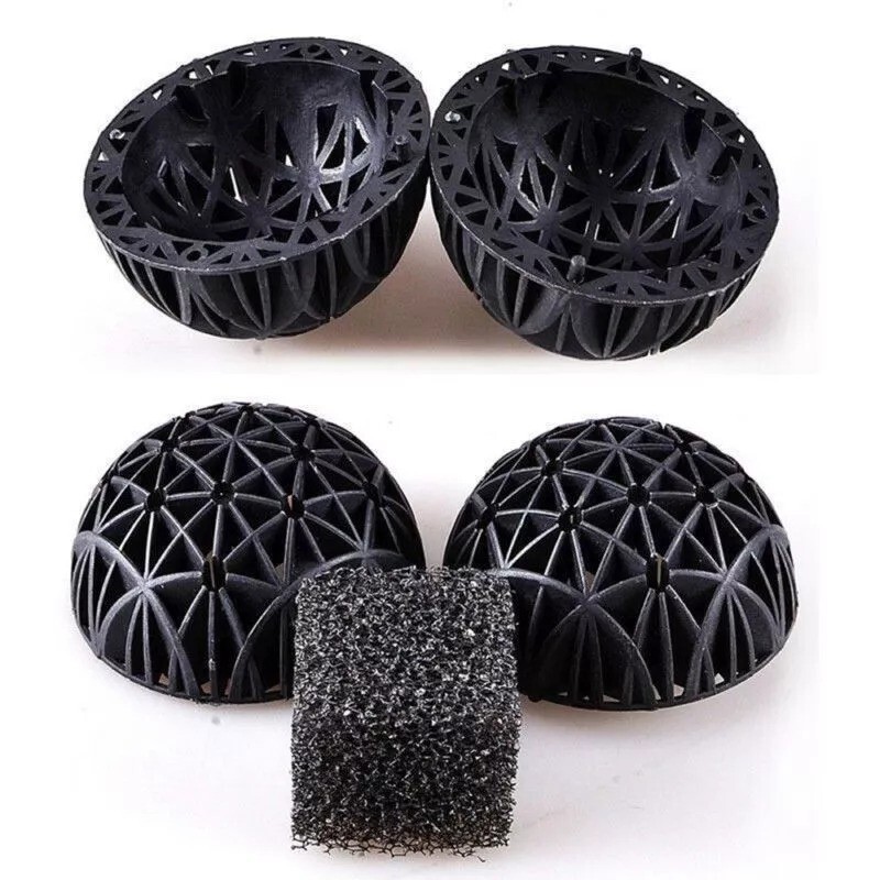 500PCS Aquarium Bio Balls Filter Media Wet/Dry Fish Pond Reef Fish Tank Filter