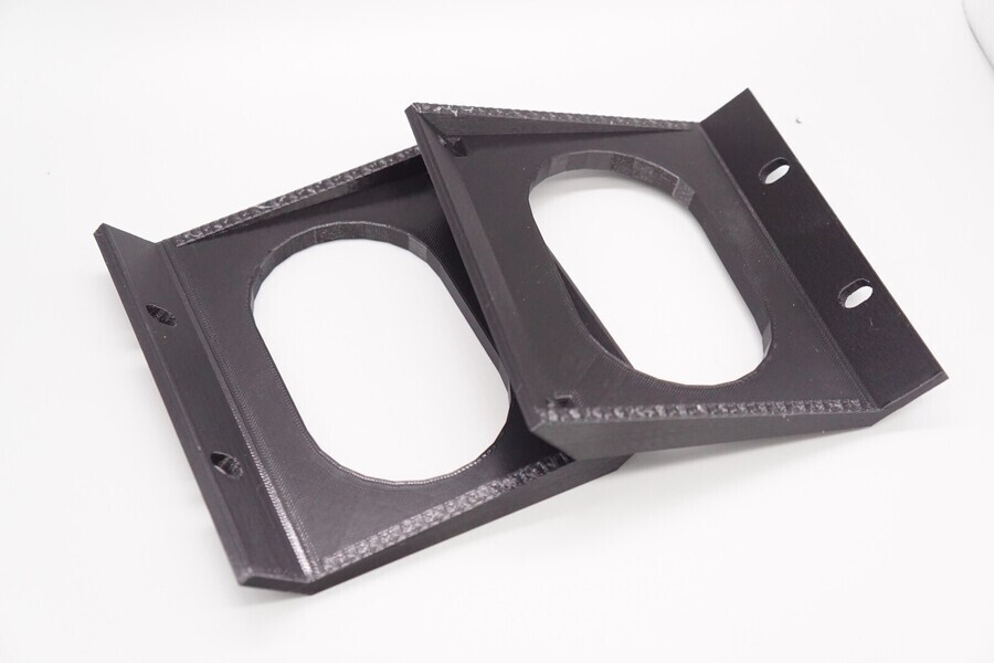 Recessed Rack Ears for Behringer Digital Mixers XR16 XR18 SD18 Midas MR16 MR18