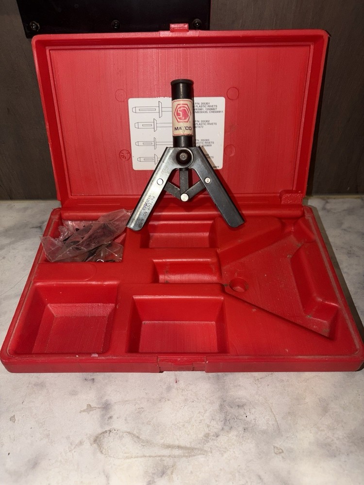 RG-75K Plastic Riveting tool Kit By Marco