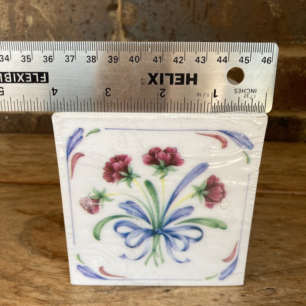 Poppies on Blue By Lenox 4” Note cube Replacement Pack