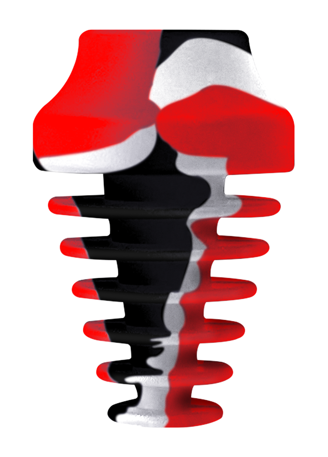 Lighter USA The Plug Silicone Cart Rig Adapter 2-Pack