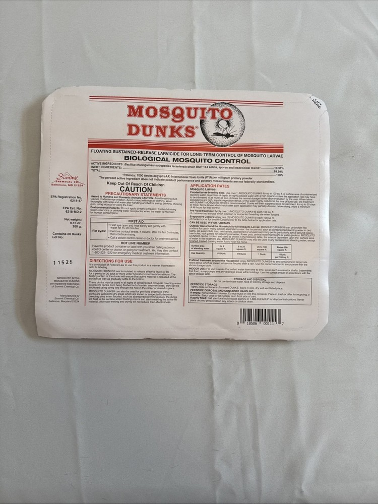 Summit Mosquito Dunks - 20 Dunks