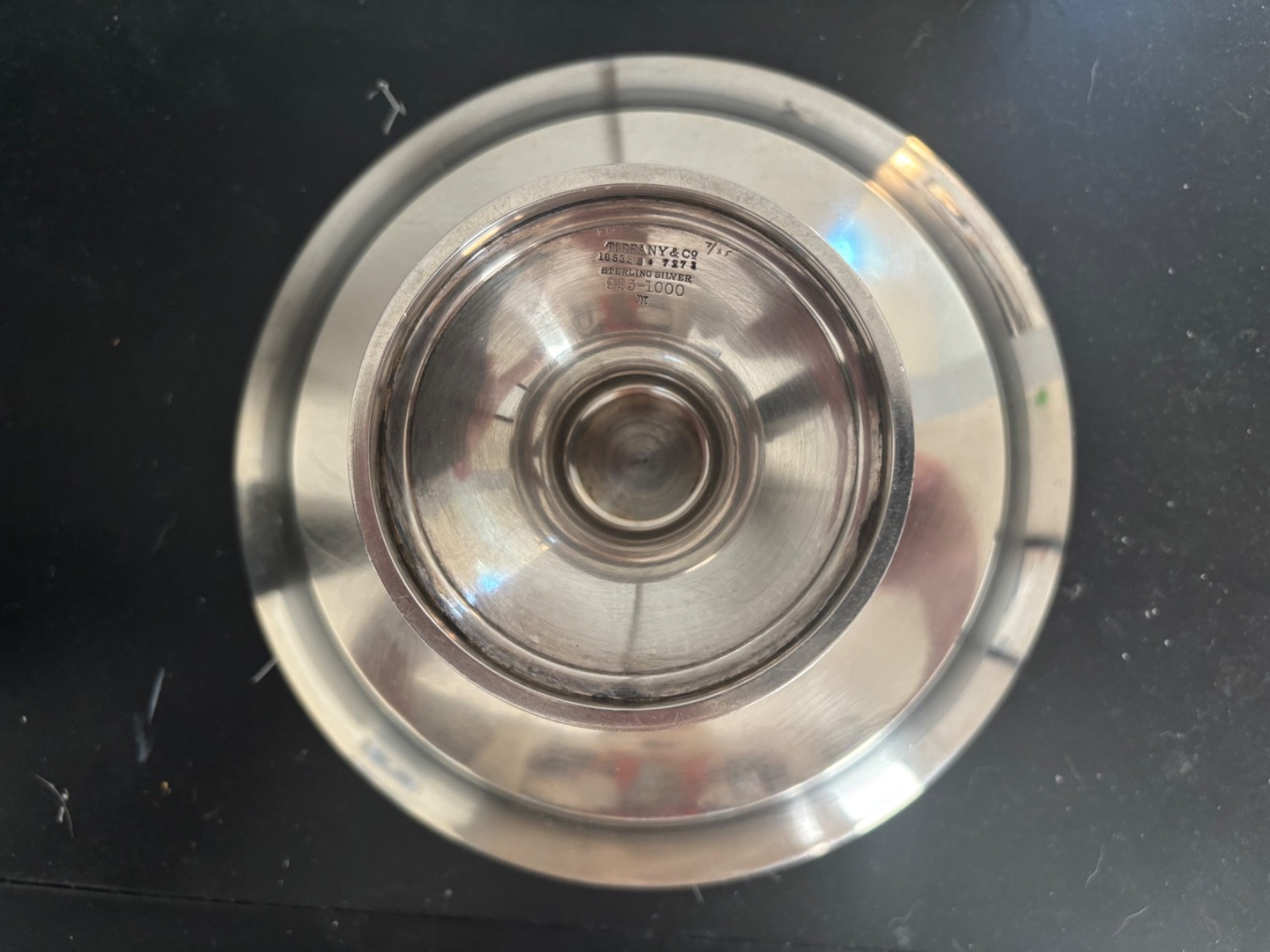 Tiffany Sterling Silver Compote 7.8 Troy Ounces