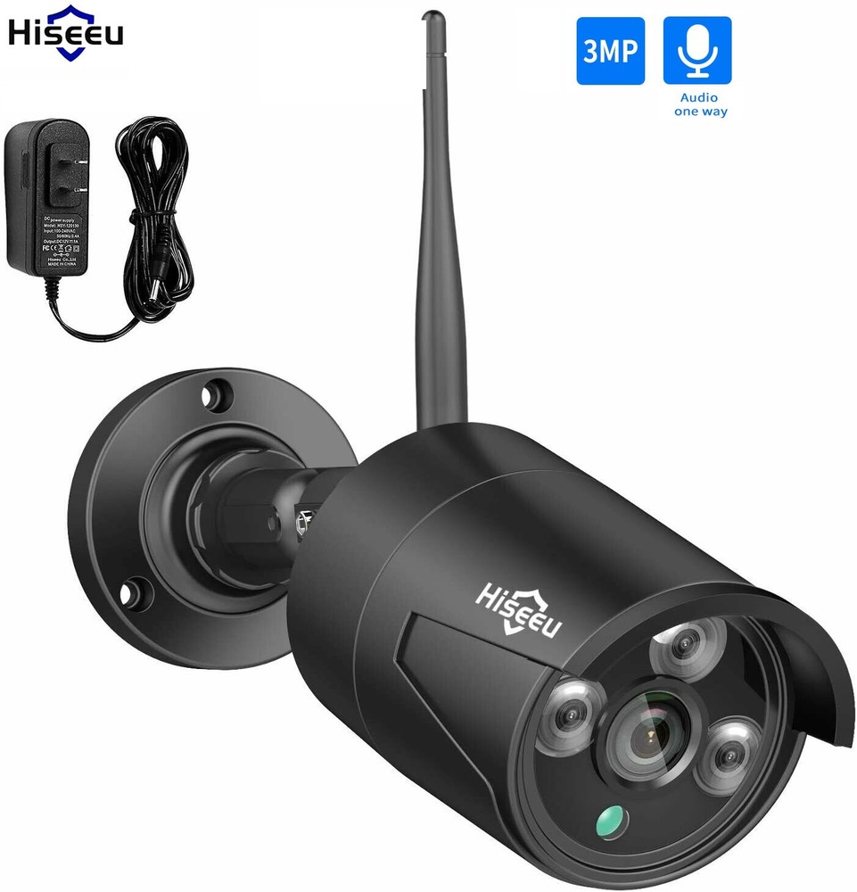 5MP Outdoor WIFI Security Camera For Hiseeu 8CH Wireless Security Camera System