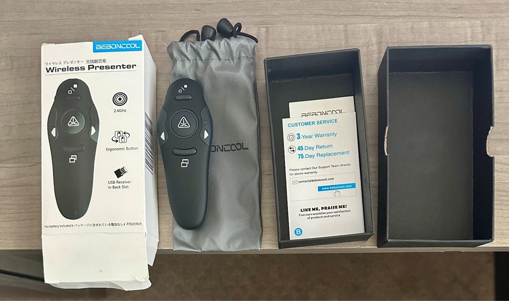 Wireless Presenter Remote Clicker New in Box