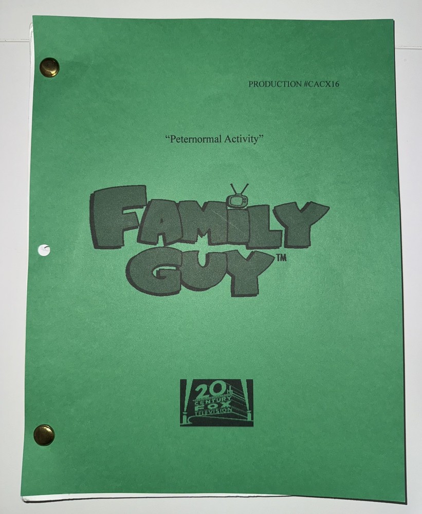 Family Guy Script “Peternormal Activity” - Seth MacFarlane