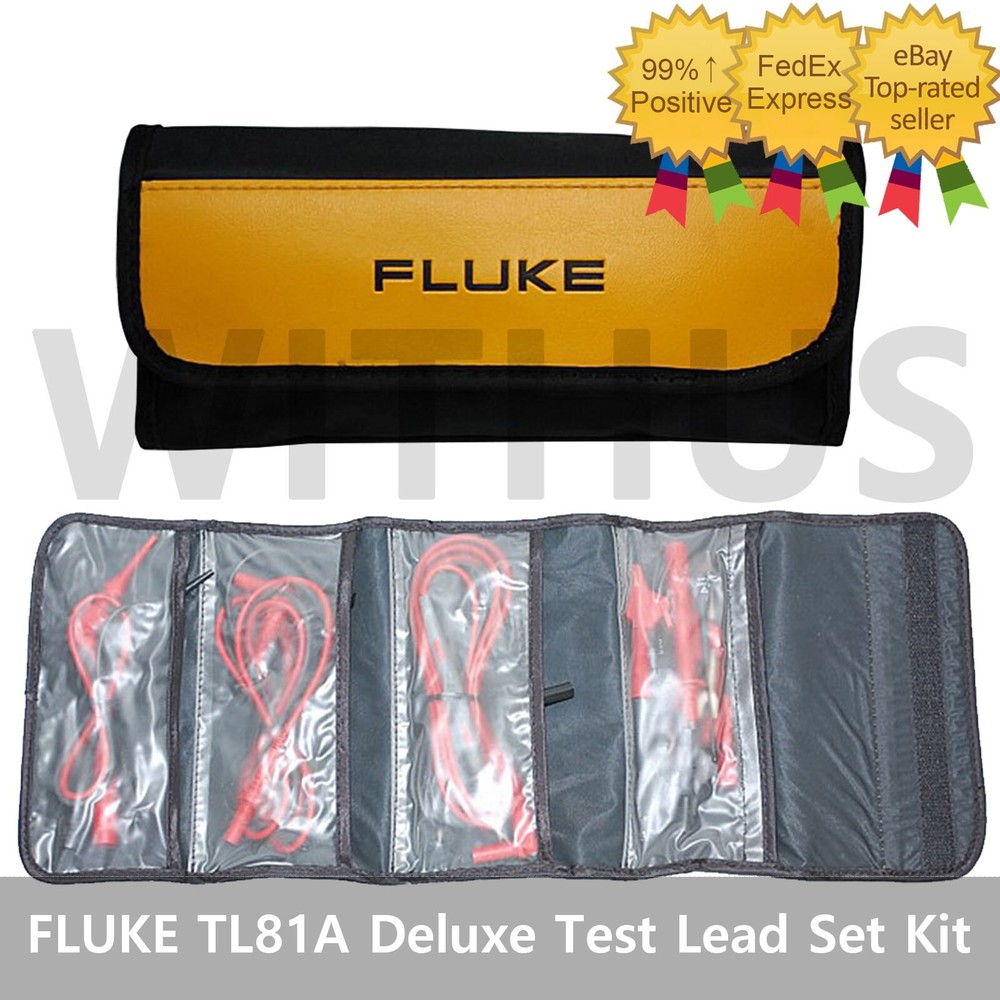 FLUKE TL81A Deluxe Electronic Test Lead Set Basic Cable Cord Wire Kit
