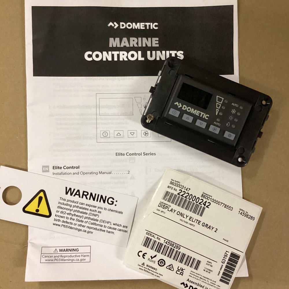 DOMETIC GRAY ELITE 2 DISPLAY #222000242 "DISPLAY ONLY"