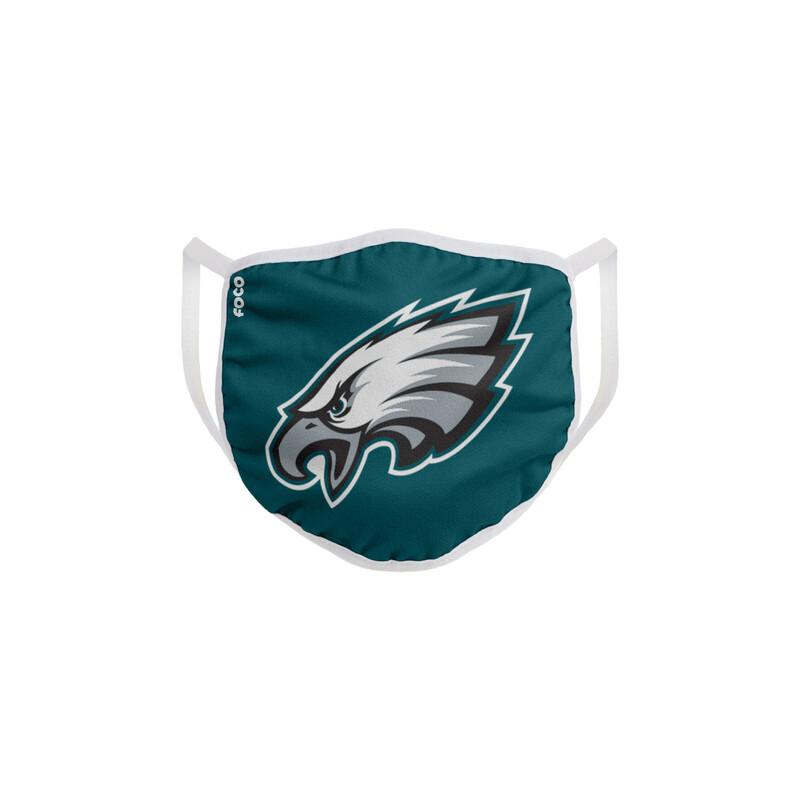 FOCO Household Multi-Purpose Philadelphia Eagles Face Mask Multicolored