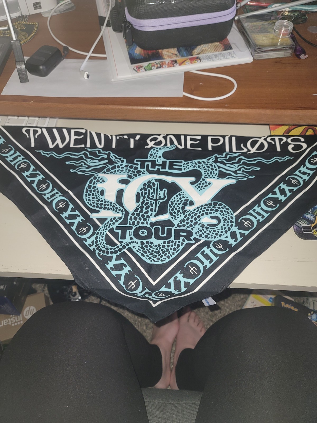 Twenty One Pilots Icy Tour Bandana Scarf Concert Merch ICY TOUR