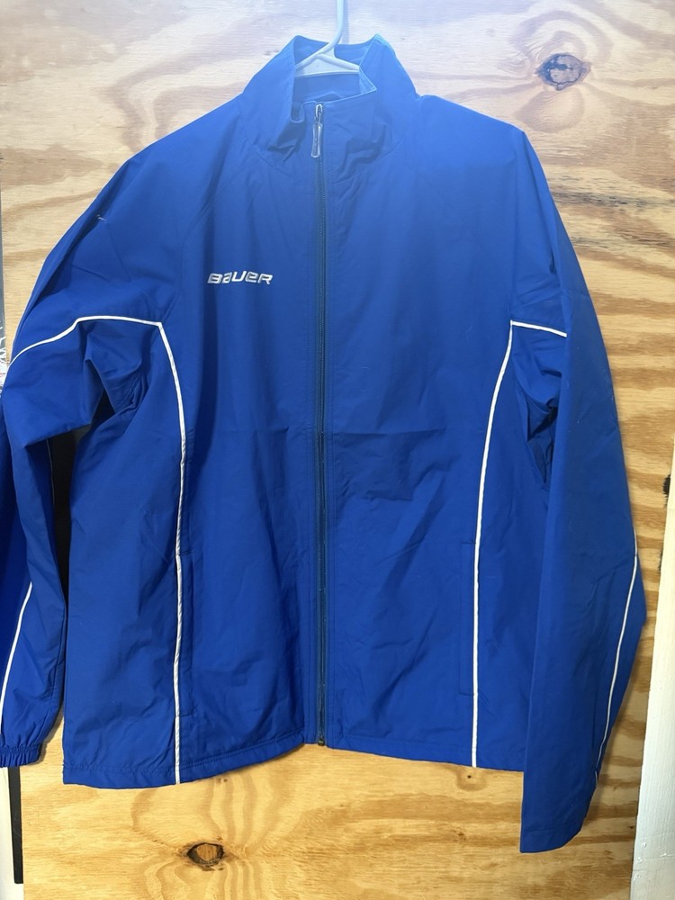 Bauer Warm Up Jacket- Royal Blue - Size Medium/Large