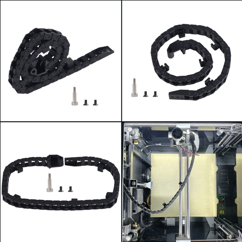 Efficient 6x10mm Cable Organizing Chain for Organized Printer Wiring Management