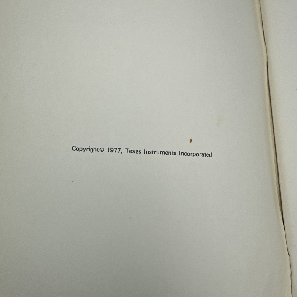 TI Programmable 58/59 Master Library Manual Using Power of Solid State Module GC