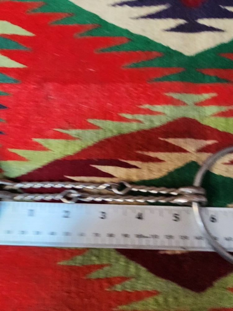 5 " DOUBLE TWISTED WIRE LOOSE RING SNAFFLE ENGLISH /WESTERN