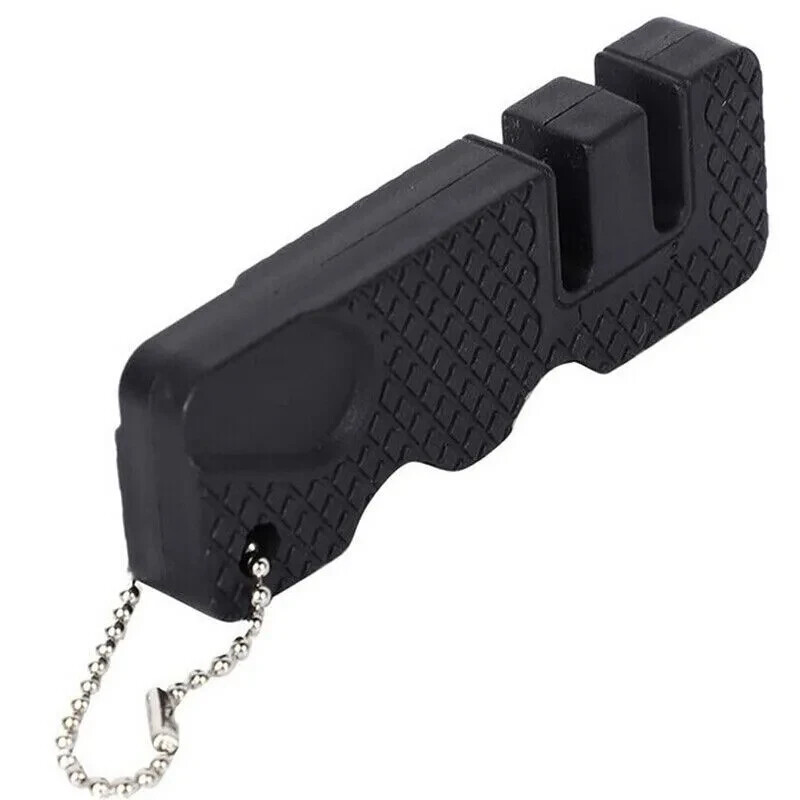 Outdoor Pocket Knife Sharpener Mini Portable Ceramic Tungsten Sharpening Tool