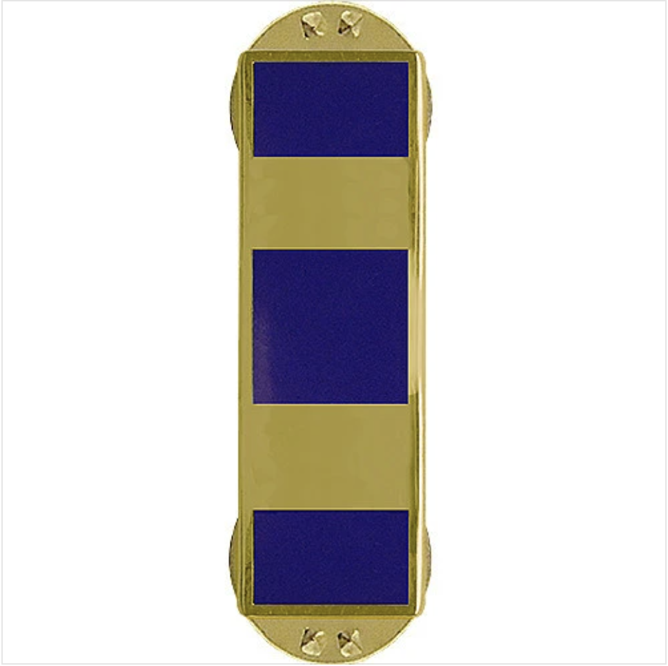 GENUINE U.S. COLLAR DEVICE: WARRANT OFFICER 2