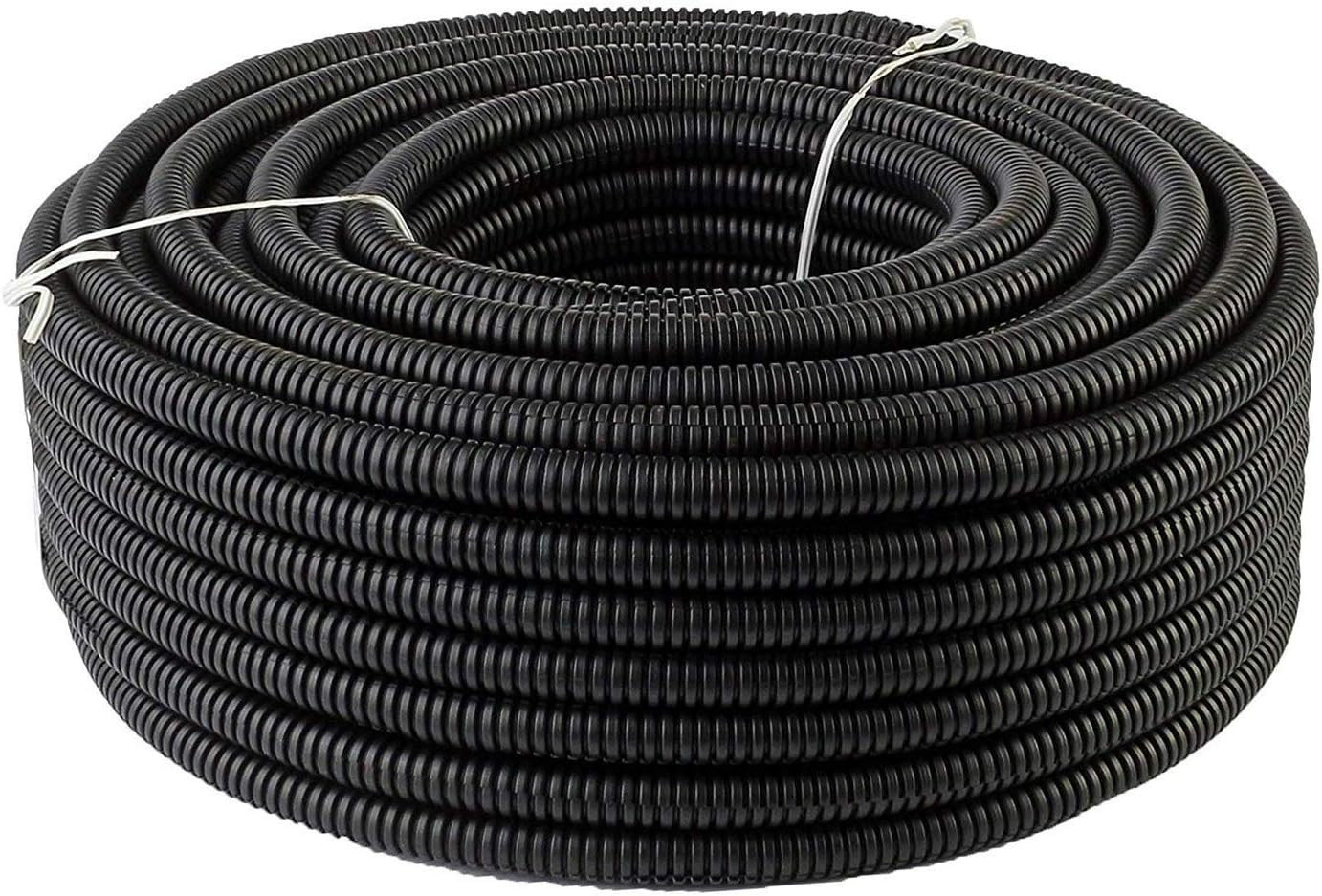5 FT –100 FT Split Loom Tubing LOT Polyethylene Electrical Conduit (1/8” -1")
