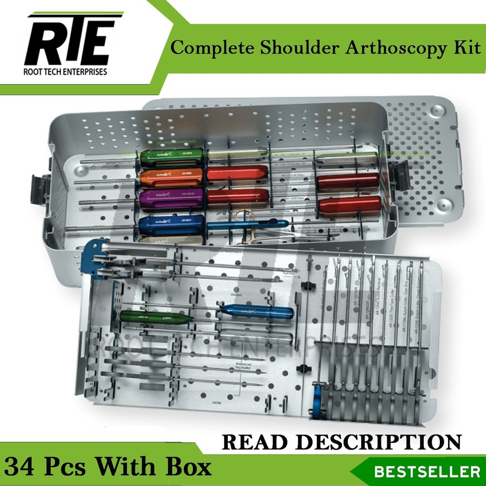 Shoulder Arthroscopy Instrument Set – Orthopedic Surgical Instruments