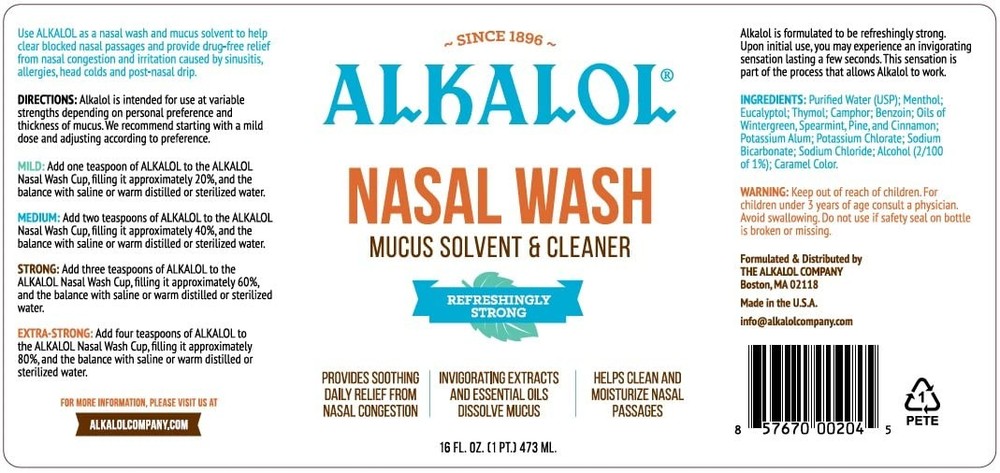 "Alkalol Solution Original Nasal Wash, 3 Count -16 fl oz"