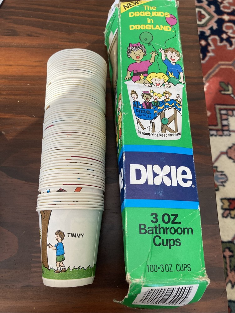Vintage Dixie 3oz Cups Dixie Kids Opened Box